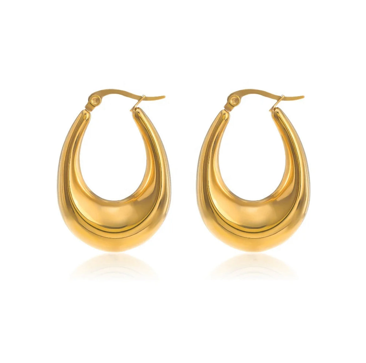 Chloe Oval Hoops